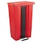 Rubbermaid Commercial 23 gal. Rectangular Trash Can FG614600RED - alternate 2